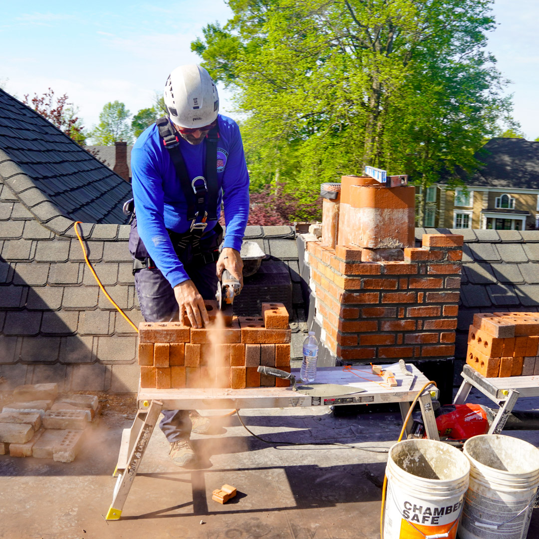 Chimney Masonry Rebuilding in Louisville, Kentucky