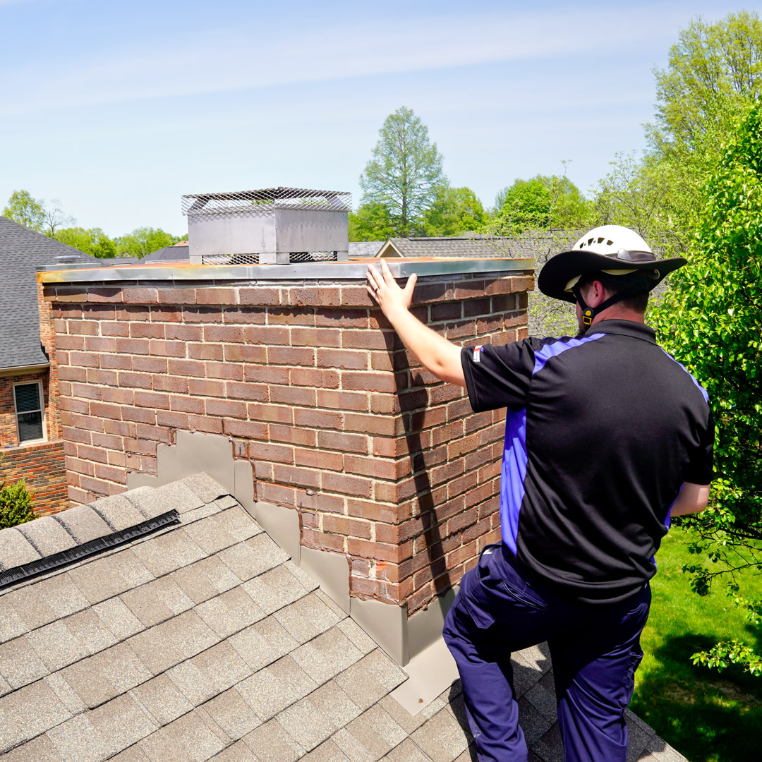 Chimney inspection in La Grange, KY.